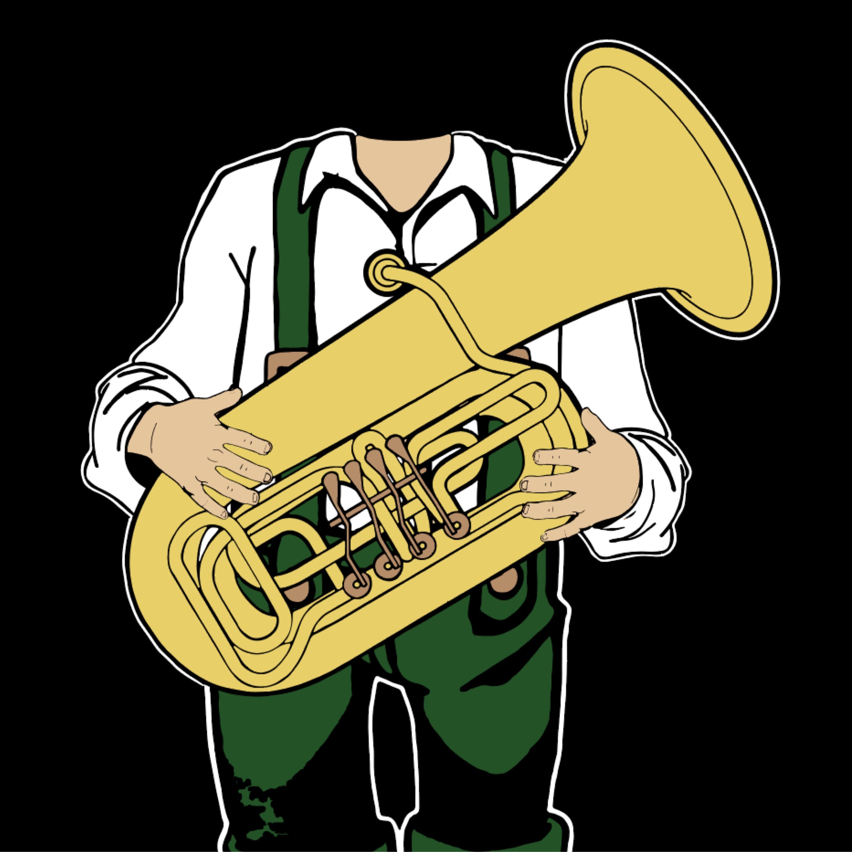 Lederhosen Tuba Shirt