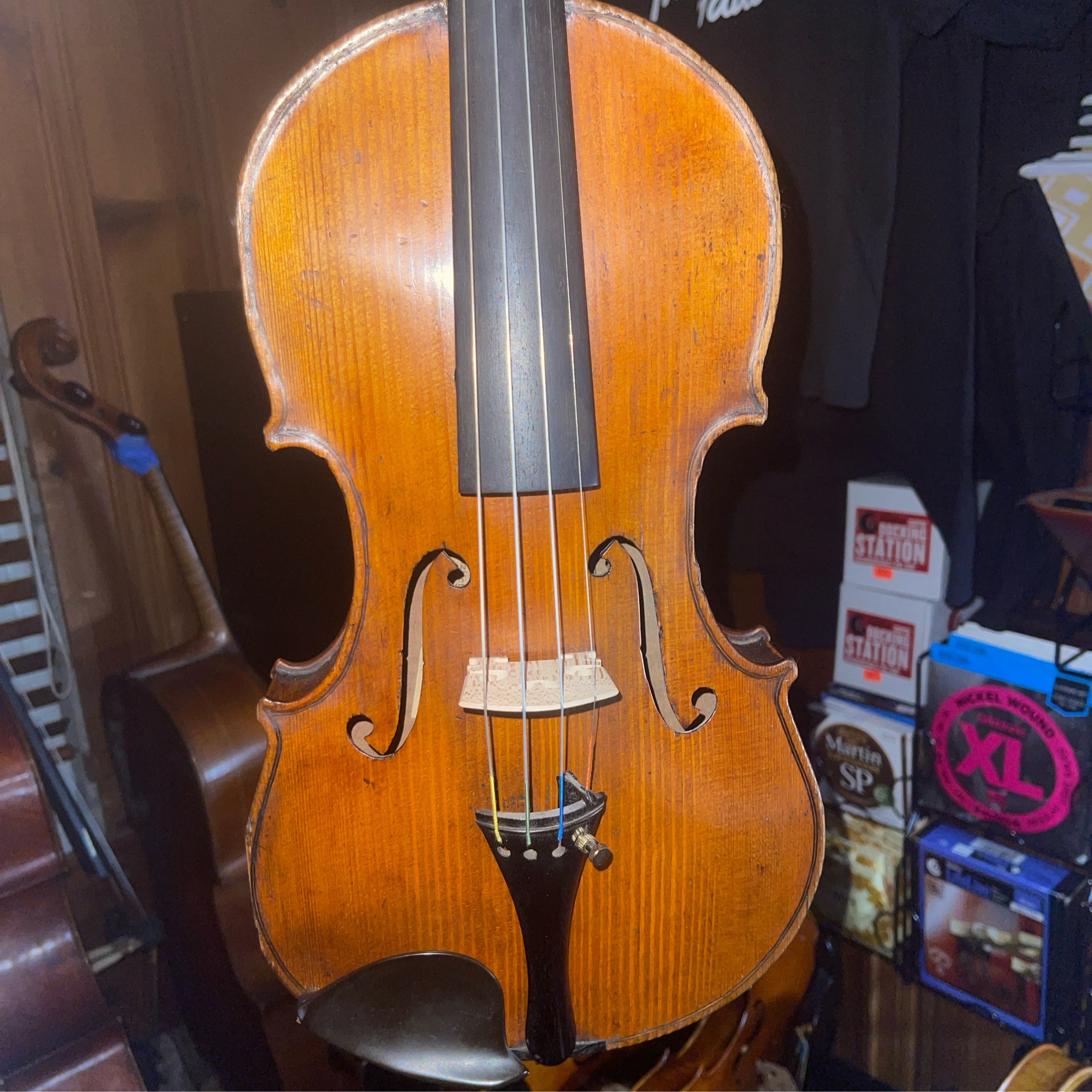 Keszitette Bergman Andras Budapest 1900 Violin