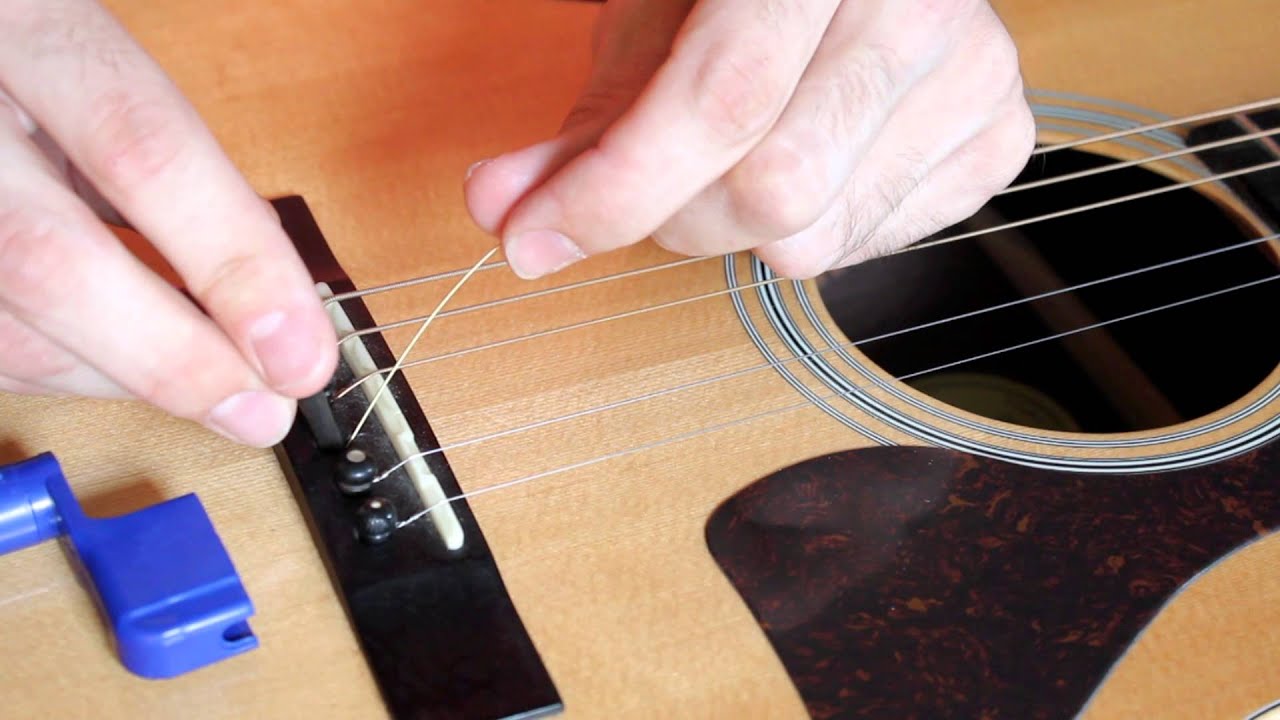 Guitar String Installation (1 string) -ball end