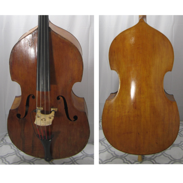 1890s 7/8 German Tyroleon Double Bass
