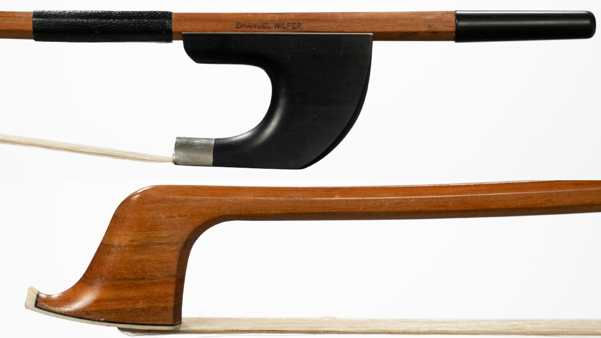 Emanuel Wilfer-Doerfler Model 15 German Short Bass Bow