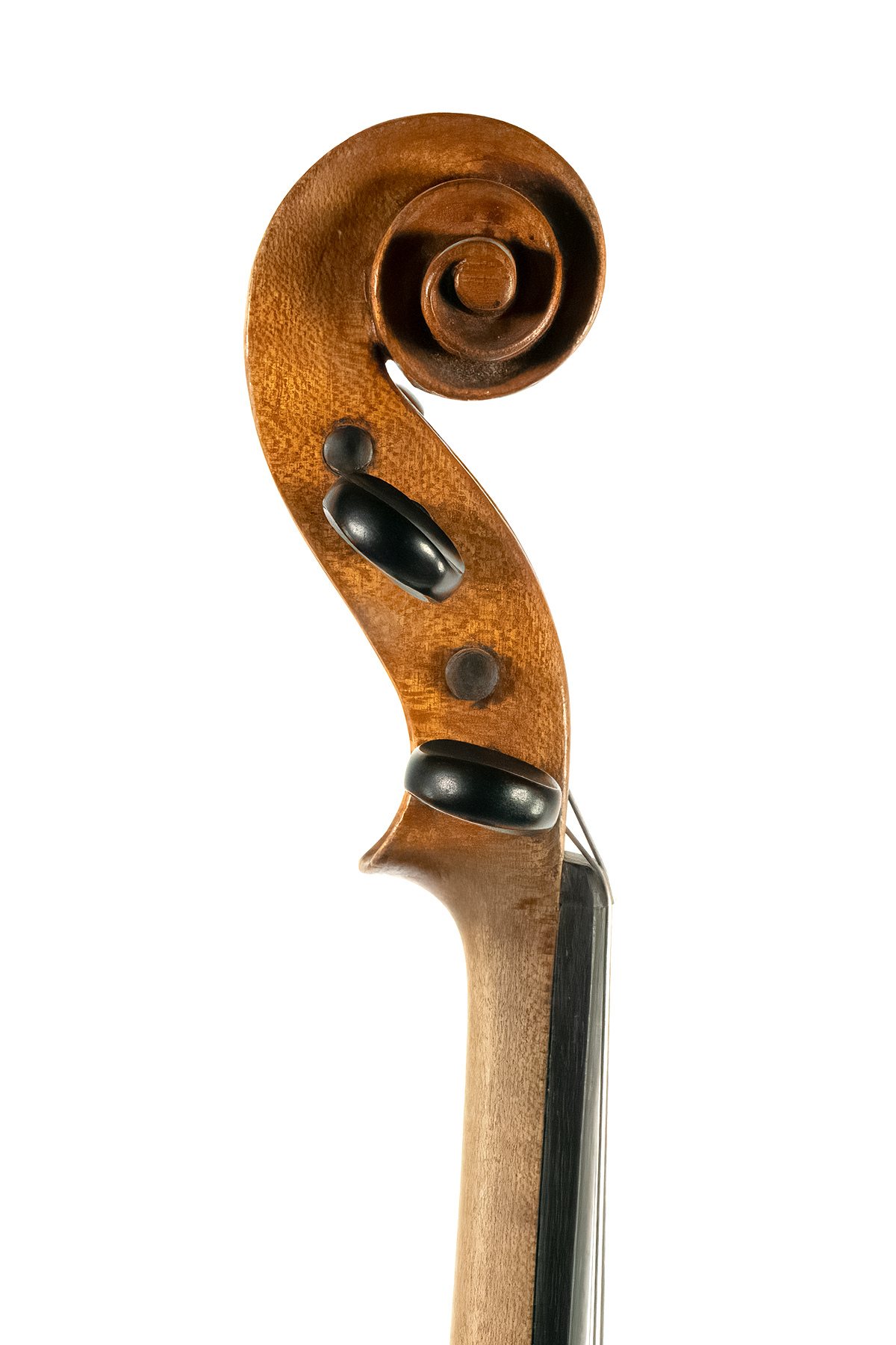 Mathias Heinieke 1924 Violin Scroll