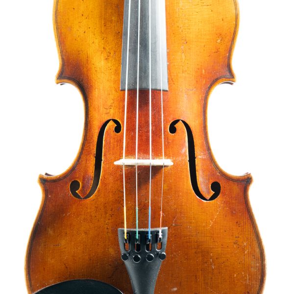 1900s German Stradivarius Violin Copy Front