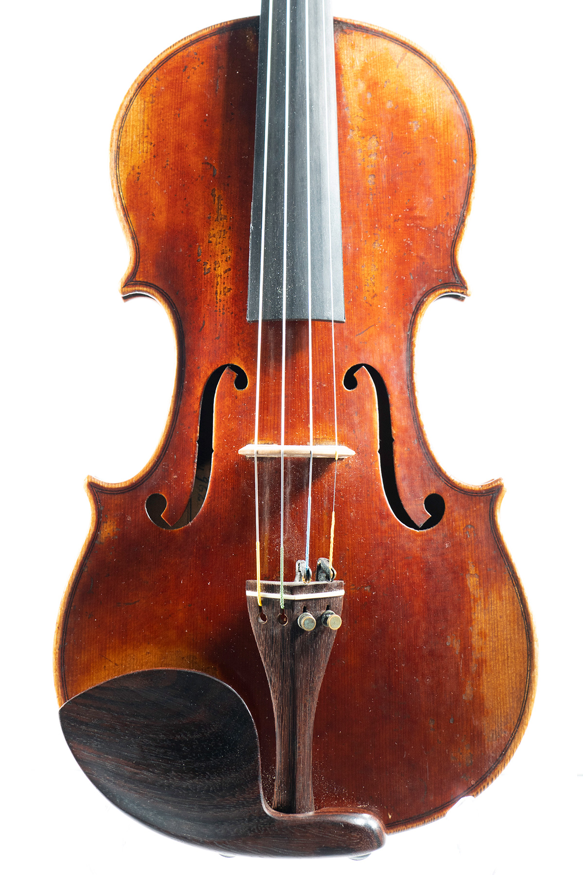 Luigi Azzola Violin Front