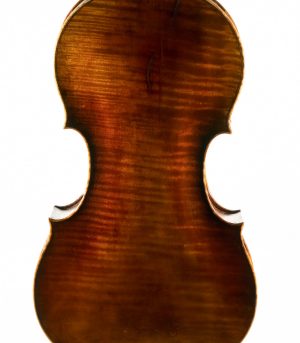 Back of 1900 German Antique Full Size Violin